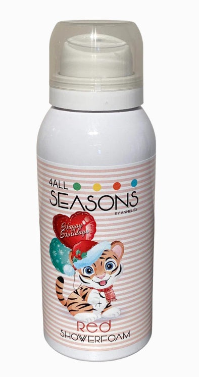Shower Foam Happy Holidays Red 100ml