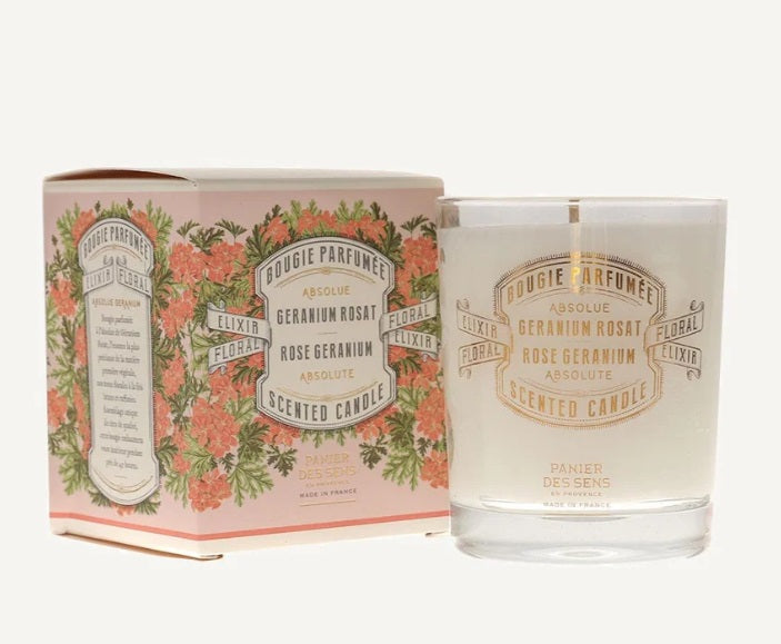 ABSOLUTES Scented candle Rose Geranium 180g