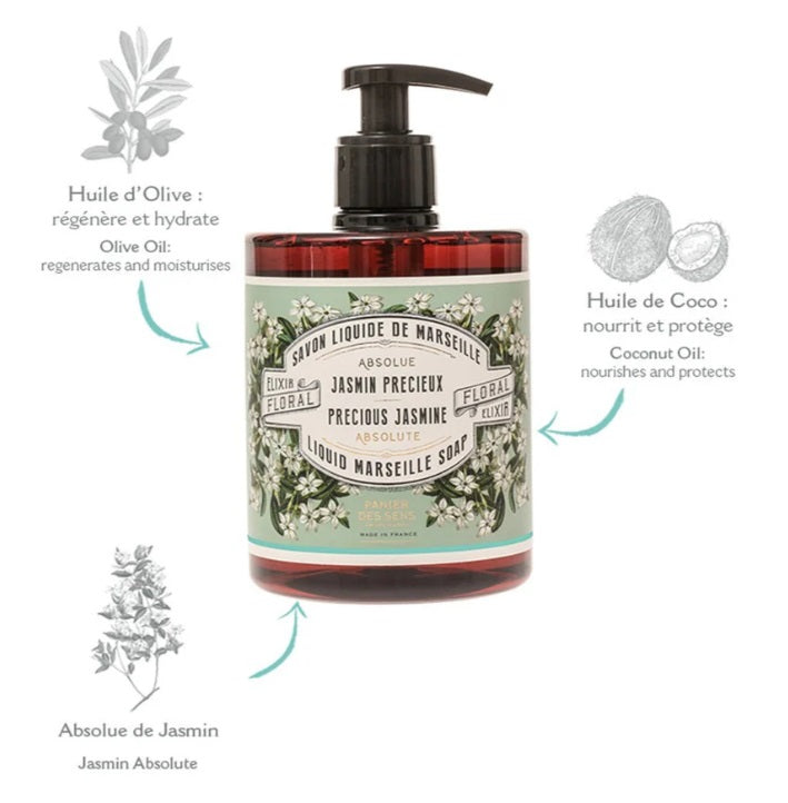 ABSOLUTES Liquid Marseille soap Precious Jasmine 500ml