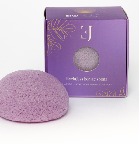 Lavendel konjac spons