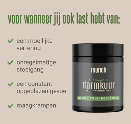 Darmkuur* | Herstelling darmflora & minder opgeblazen gevoel | 100% natuurlijk | 150 gram