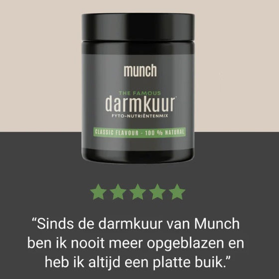 Darmkuur* | Herstelling darmflora & minder opgeblazen gevoel | 100% natuurlijk | 150 gram