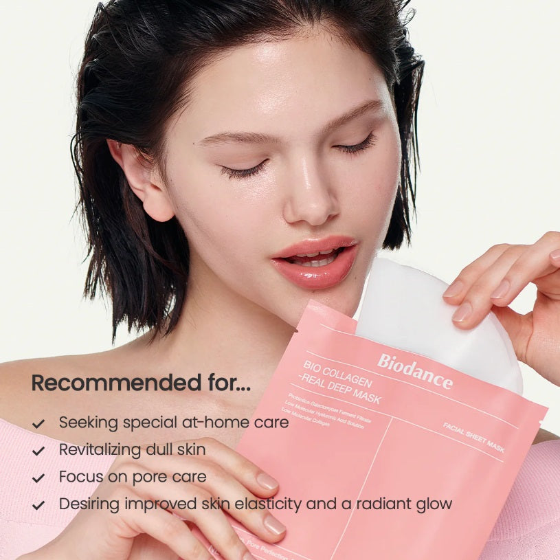 NEW ! Biodance Bio Collagen-Real Deep Mask Korean Beauty (4 stuks)