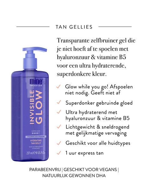 Invisible Glow Superdonkere Hydraterende Tan Gelly