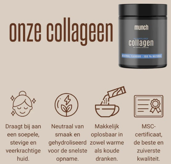 Hydrolized Collageen | Ondersteunt huid, haar & gewrichten | 100% natuurlijk | 300 gram