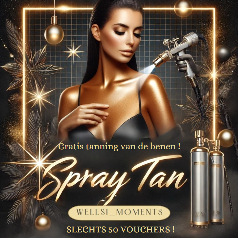 SprayTan Voucher bruine benen actie ( slechts 50 vouchers beschikbaar)