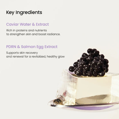 NEW ! Rejuvenating Caviar PDRN Real Deep Mask,  Korean Beauty (4stuks)