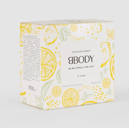 BBODY Clean Electrolyte Mix – elektrolyten zonder suiker voor hydratatie, energie en herstel