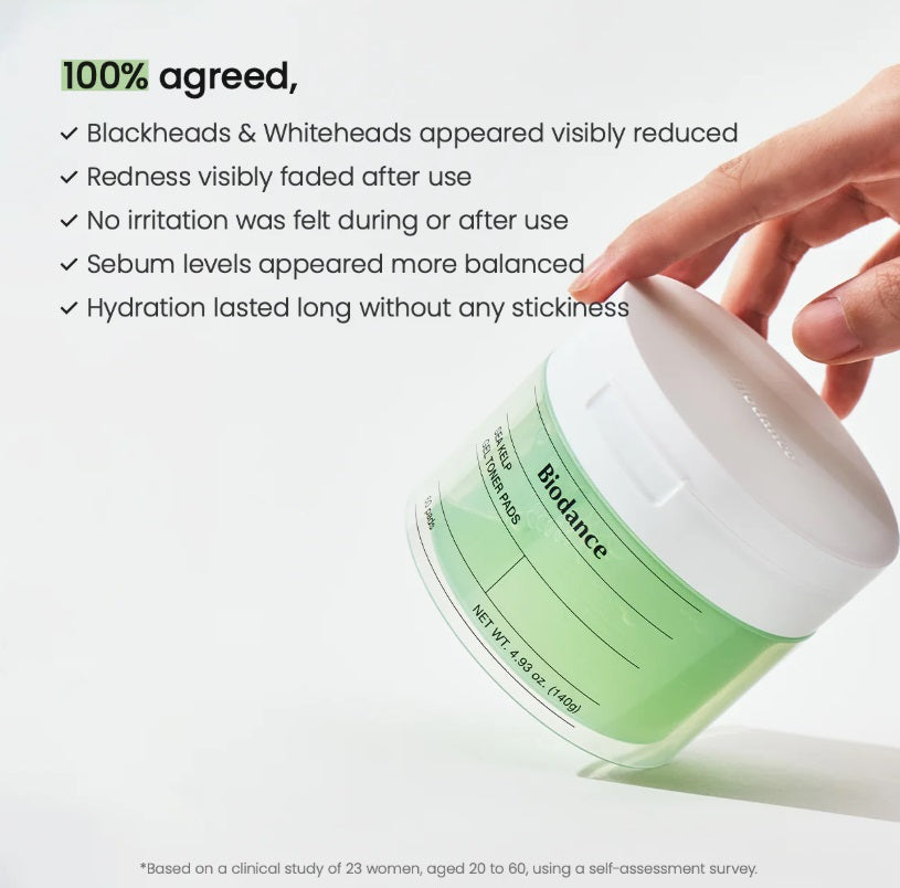 Sea Kelp Gel Toner Pads