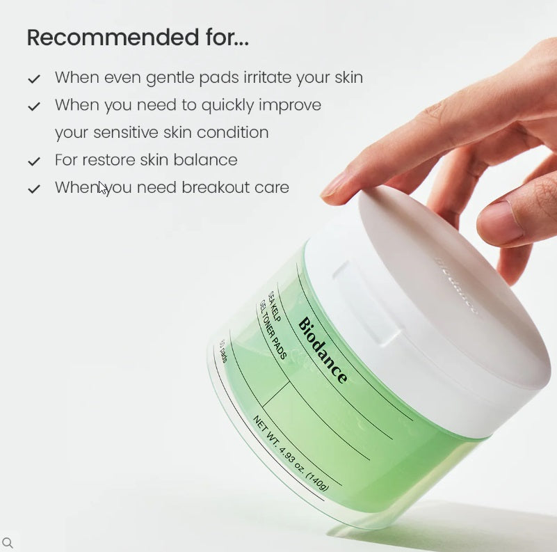 Sea Kelp Gel Toner Pads