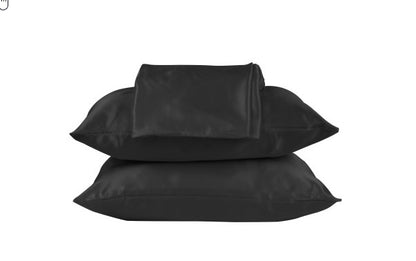 Beauty Pillow® Dekbedovertrek Set - Black 200x200/220
