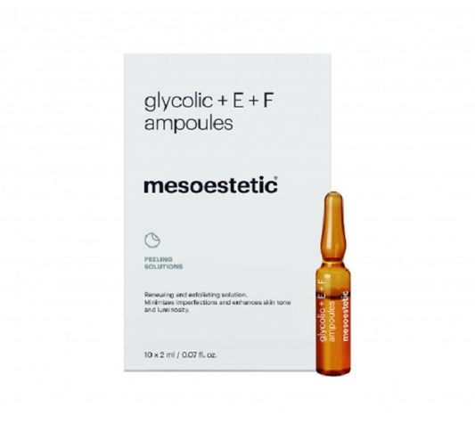 Mesoestetic glycolic + E + F ampoules 10x2ml