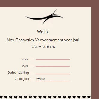 Alex cosmetics Verwenmoment: Bpeel Hydra Booster 60min.( digitale cadeaubon kan ook)