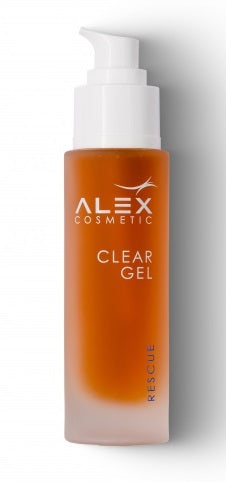 CLEAR GEL: Corrigerende en hydraterende gel voor huidimperfecties en irritaties