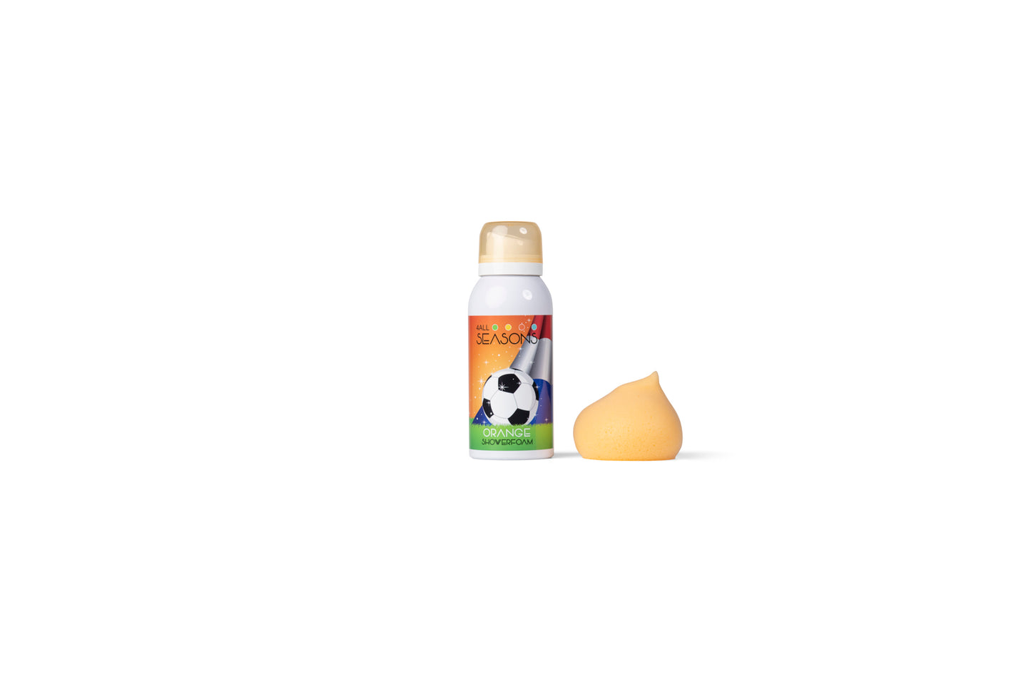 Shower Foam Orange Voetbal 100ml