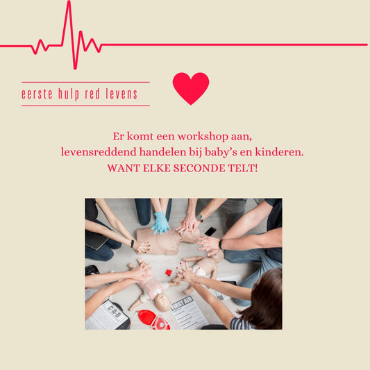 Workshop Levensreddend handelen bij Baby's & Kinderen 11/04/2024 ( Nederlands )
